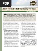 Download How Much do Labels Really Tell You by Food and Water Watch SN144174274 doc pdf