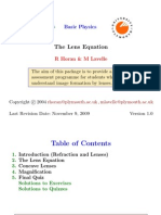 Lens Equationlense equation