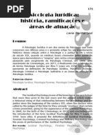 Psicologia Jurídica História, Ramificações E Áreas De Atuação