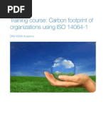 Brochure Carbon Footprint (Engels)