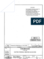 Shafting Torsional Vibration Calculation