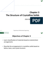 Chapter 3 Crystalline Structures Part 1