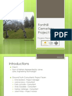 Fonthill Cemetery Project Phase 1: Progress Report Presentation