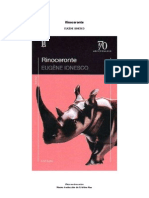 Ionesco Eugene Rinoceronte