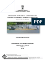 Analisis Instalacion Barreras Peatonales