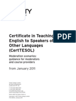 TESOL Moderation Scenarios 2012 (2)