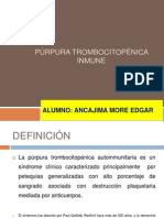 Púrpura Trombocitopénica Inmune