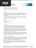 OPTIMOOR Mooring Analysis Overview | PDF | Tide | Computing