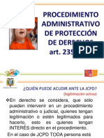 procedimiento administrativo JCPD