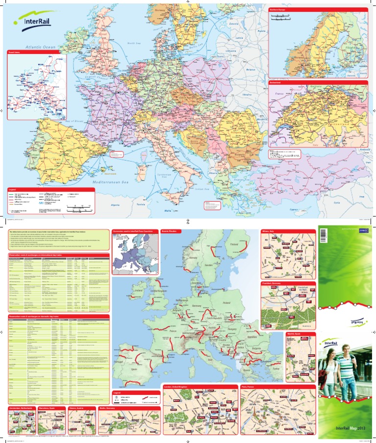 Interrail Railwaymap 2013 | PDF