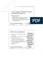 Basic Concepts: Performance-Based Earthquake Engineering