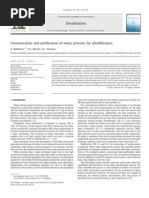 Download Concentration and purification of whey proteins by ultrafiltration - Baldasso et al 2011pdf by drycamfm SN144216886 doc pdf