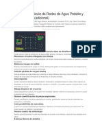 Módulo de Cálculo de Redes de Agua Potable y Alcantarillado CIVILCAD