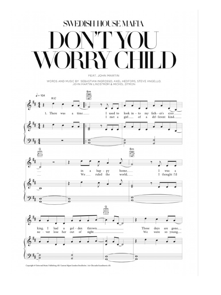 Dont You Worry Child