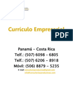 Curriculum Empresarial