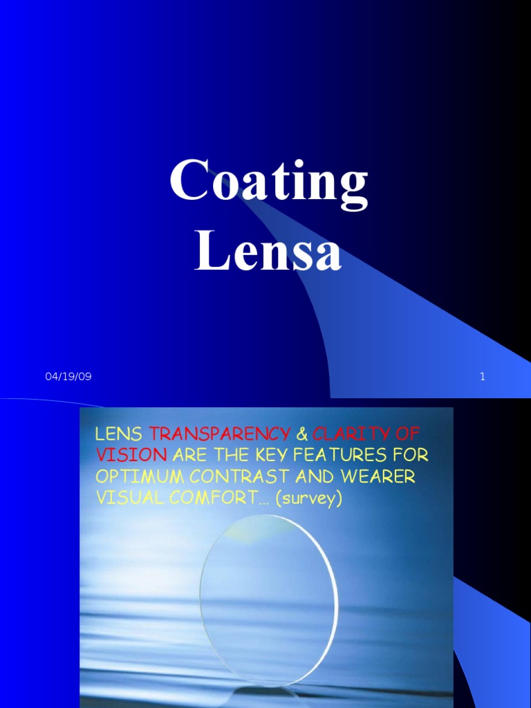K07 Coating Pada Lensa | PDF