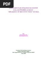 Download Implementasi Strategi Kognitif Dalam Pembelajaran Berbicara by suhantok7546 SN14424112 doc pdf