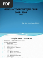 Genel Teknik İletisim 2009