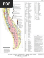 Sierra Nevada Geologic Map