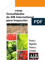 Normas Consolidadas para la Inspección de Frutas y Vegetales Frescos y Cortados