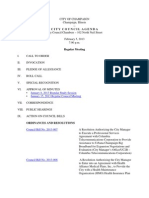 City Council Agenda: January 8, 2013 Regular Study Session January 15, 2013 Regular Council Meeting