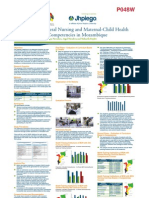 Evaluation of General Nursing and Maternal-Child HealthNursing Student Competencies in Mozambique (Poster Version)