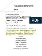 Problemas de Equilibrio Quimico