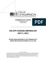2012-07-03 Regular Council Meeting Agenda