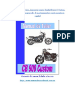 Manual de Taller Honda CB 900 Custom