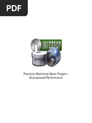 Precision Machined, Never Forged Unsurpassed Performance