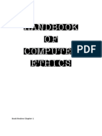 Handbook Handbook Handbook Handbook OF OF OF OF Computer Computer Computer Computer Ethics Ethics Ethics Ethics