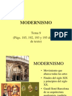 MODERNISMO Y GENERACIÓN DEL 98