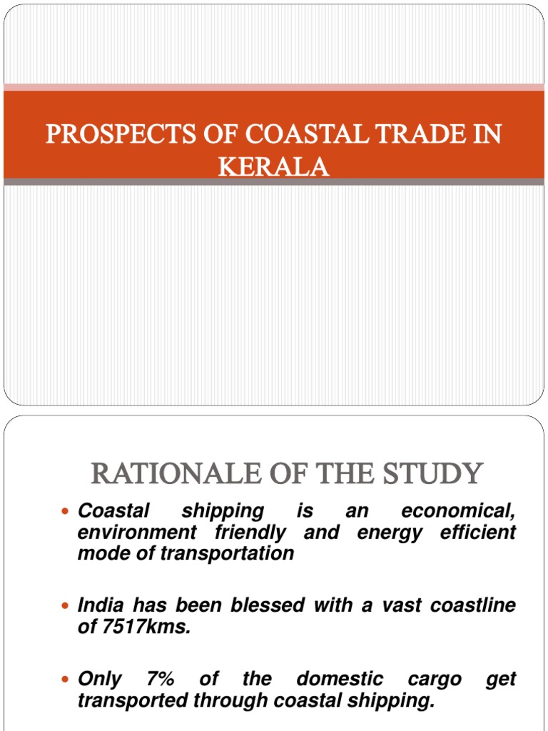 Prospects of Coastal Trade PDF