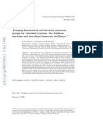 Gauging Kinematical and Internal Symmetry Groups For Extended Systems: The Galilean One-Time and Two-Times Harmonic Oscillators