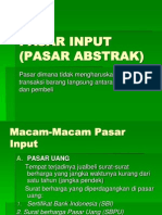 Pasar Input (Pasar Abstrak)