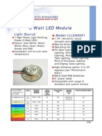 3 Watt LED Module: Model-ILL3A0001 Light Source