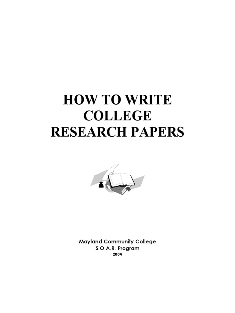 How To Write College Research Papers: Mayland Community College S.O.A.R ...