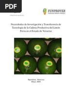 Poscosecha Limon Persa