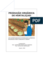 Produção orgânica de hortaliças
