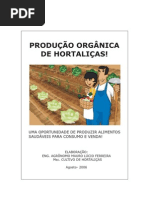 Produção orgânica de hortaliças