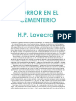 Horror en El Cementerio h.p. Lovecraft