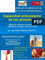 Antioxidantes en La Salud, en La Enfermedad y en La Alimentación