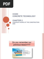 Chapter2 - Concrete Works at Construction Site