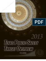 Texas Public Safety Threat Overview 2013