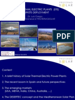 Solar Thermal Electric Plants (Ste) Markets Deployment: S L A R S L A R