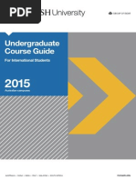 Download Undergraduate Course Guide 2015 for International students by Monash University SN144333202 doc pdf