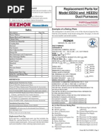 Part List For REZNOR