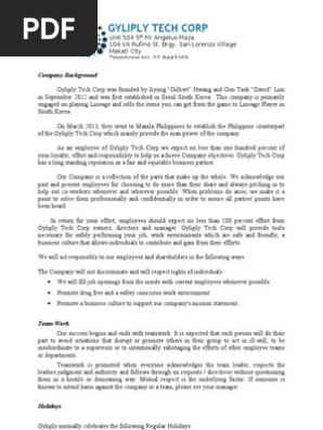 Company Policy