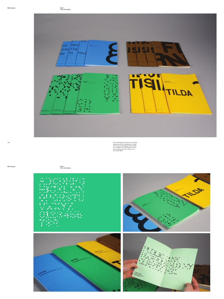 Brief 1 Form Writing Boards | PDF | Typefaces | Typography