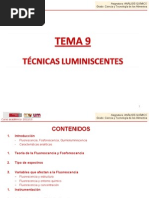 TEMA 9. Técnicas Luminiscentes.